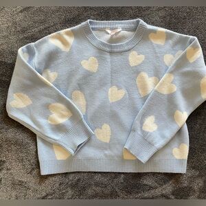 No Boundaries | Heart Crop Sweater